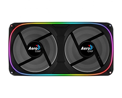 Ventilador AEROCOOL 240x120mm RGB Negro