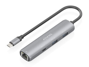 Dock AISENS USB-C a 2USB-A/1USB-C/1RJ45