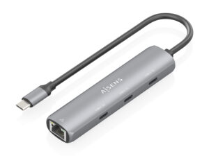 Dock AISENS USB-C a 3xUSB-C/1xRJ45
