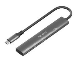 Docking AISENS 5en1 USB-C Gris
