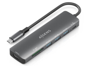 Docking AISENS 7en1 USB-C Gris