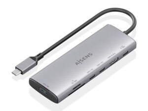 Docking AISENS 7en1 USB-C 4K/60Hz Gris