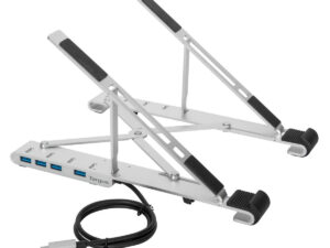 Base Targus 15.6" con Hub 4xUSB-A Plata