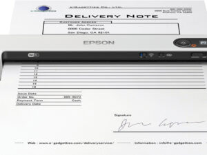 Escáner Portátil Epson DS-80W A4 Blanco