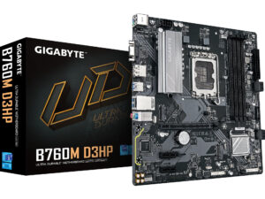 GIGABYTE B760M D3HP: (1700) 4DDR5 USB DP VGA HDMI mATX