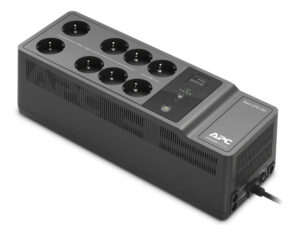 S.A.I. APC 650VA 400W 8xSchuko USB Negra