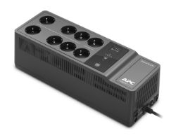 S.A.I. APC 650VA 400W 8xSchuko USB Negra