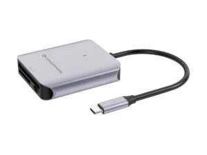 Lector Tarjetas CONCEPTRONIC USB-C 3.1 Gris