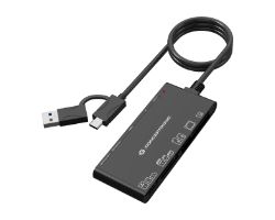 Lector de Tarjetas CONCEPTRONIC 7en1 USB-A/C