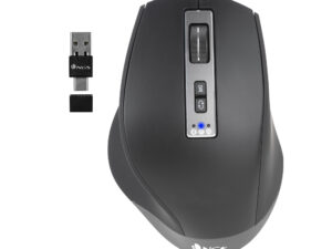 Ratón Gaming NGS Láser RF BT 3200dpi Negro