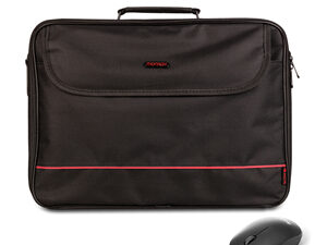 Maletín+Ratón NGS Monray 16" Negro