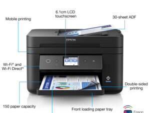 Multif Epson WF-2885DWF A4 Color Fax Negra