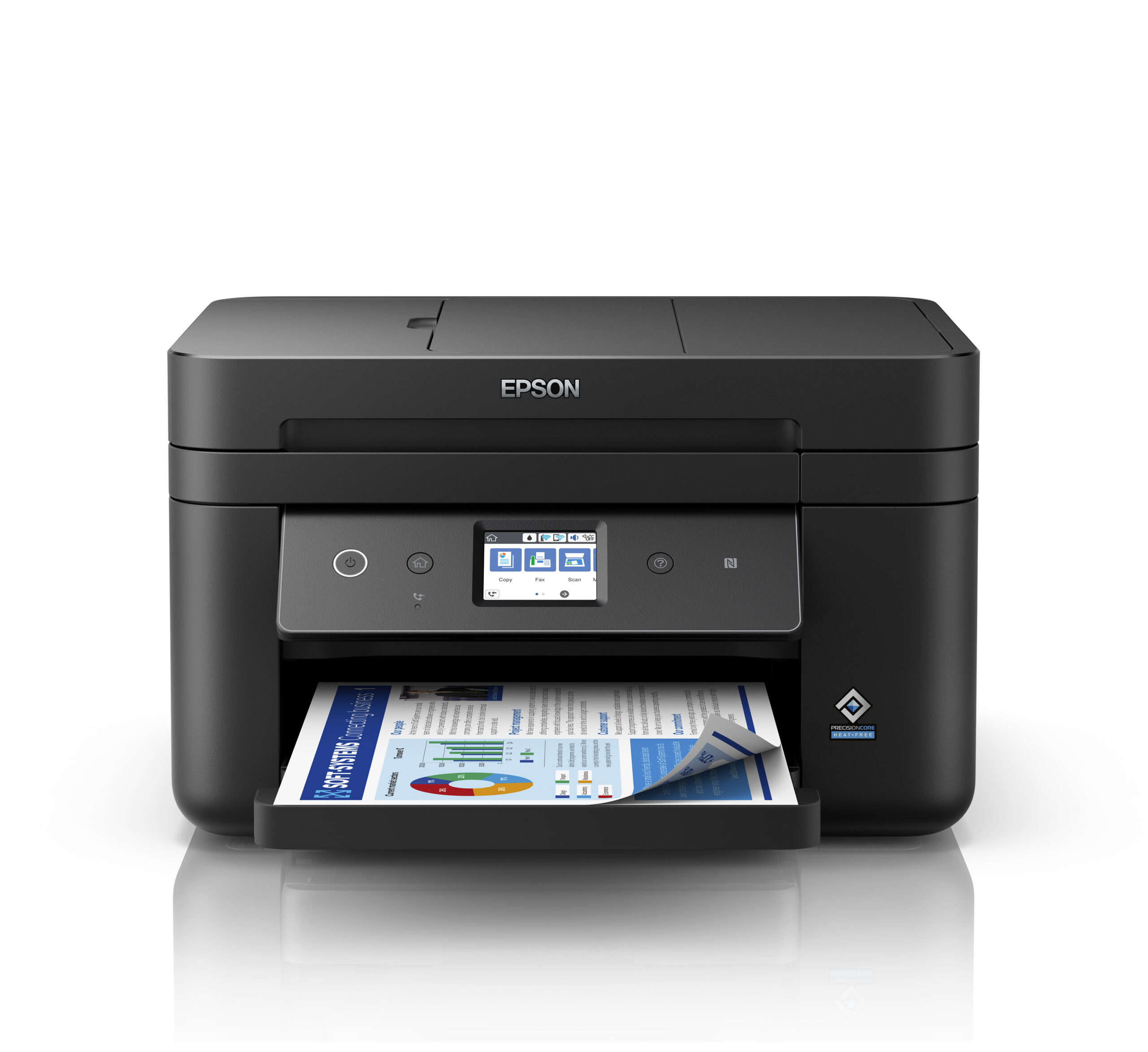 Multif Epson WF-2885DWF A4 Color Fax Negra Multif Epson WF-2885DWF A4 Color Fax Negra