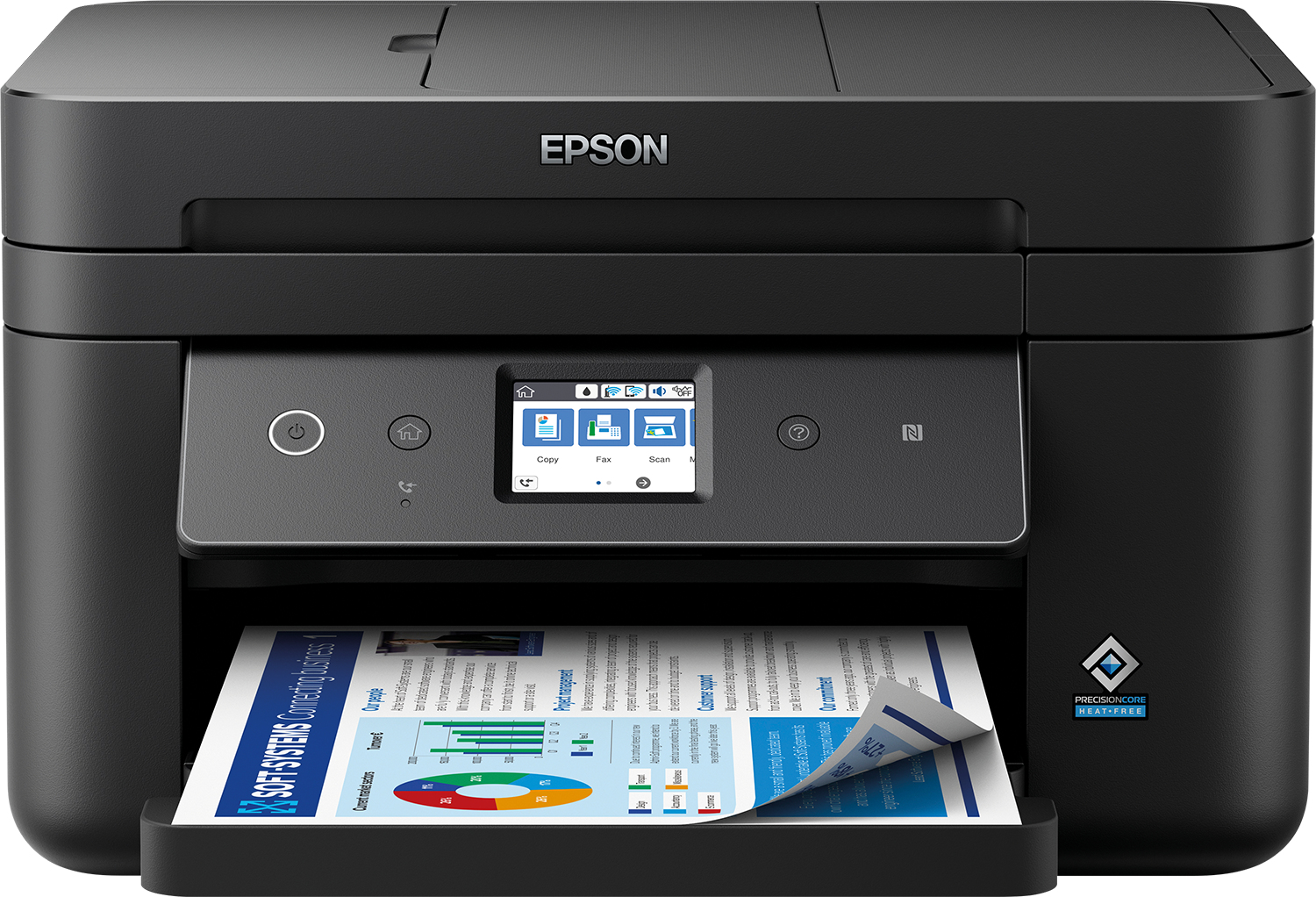 Multif Epson WF-2885DWF A4 Color Fax Negra Multif Epson WF-2885DWF A4 Color Fax Negra