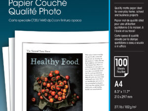 Papel Foto Epson A4 210x297mm 100 Hojas