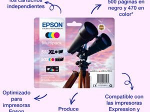 Tinta Epson 502 Cian 3.3ml 165 páginas
