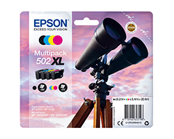 Tinta Epson 502XL Pack Negro/Tricolor