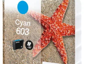 Tinta Epson 603 Cian 2.4ml Estrella mar