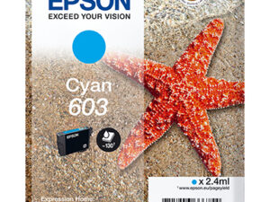 Tinta Epson 603 Cian 2.4ml Estrella mar