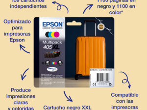 Tinta Epson 405 XL Pack Negro/Tricolor