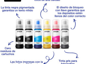 Botella Tinta Epson 114 Negro Pigmentado