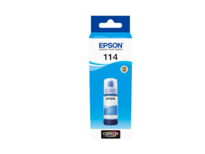 Botella Tinta Epson EcoTank 114 Cian 70ml