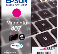 Tinta Epson 407 Magenta 20.3ml 1900 pág