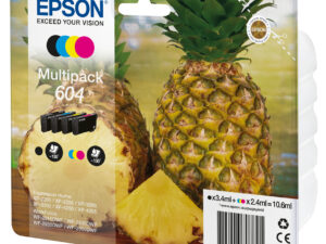 Tinta Epson 604 Piña Pack Negro/Tricolor