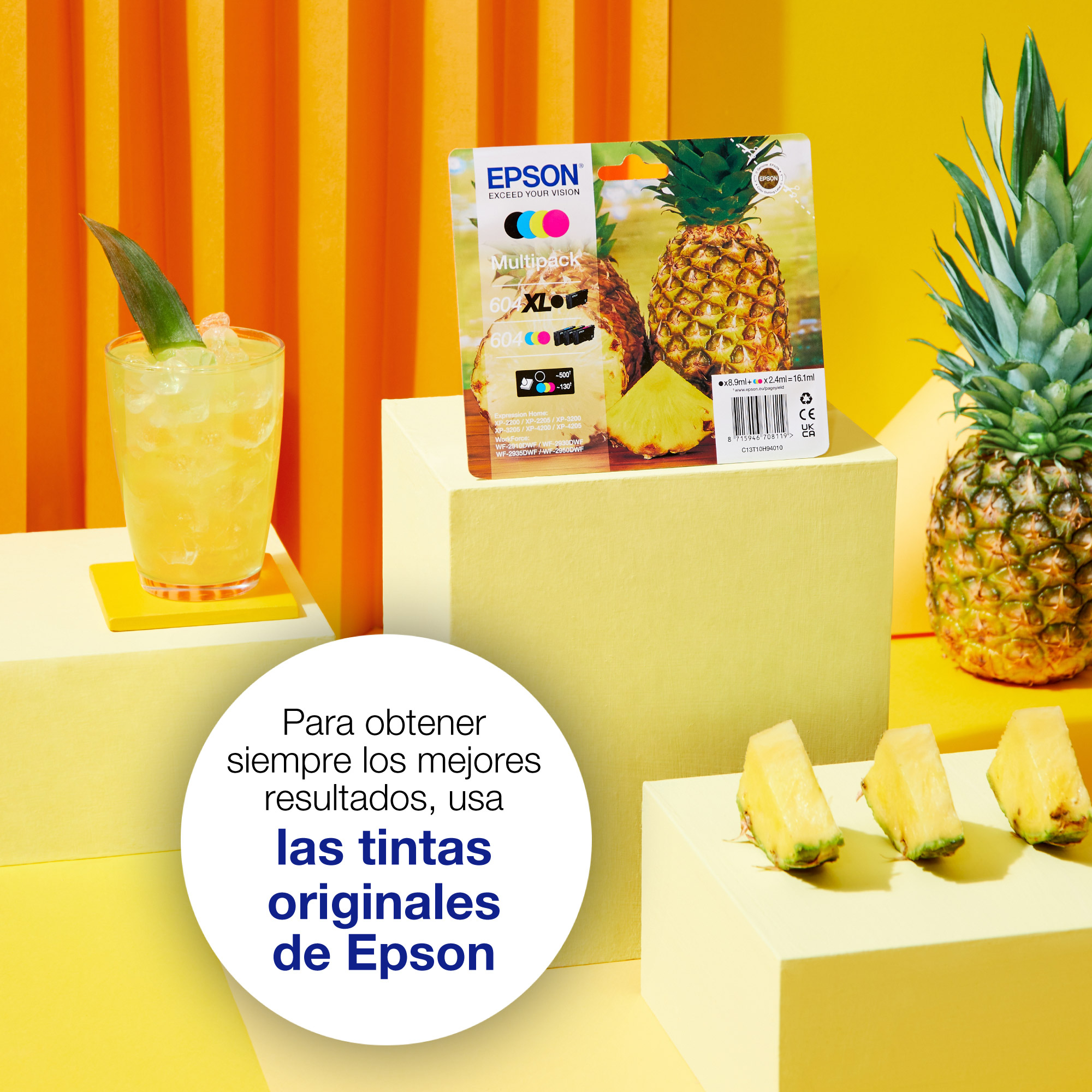 Tinta Epson 604XL Negro 8.9ml 500 pág Tinta Epson 604XL Negro 8.9ml 500 pág