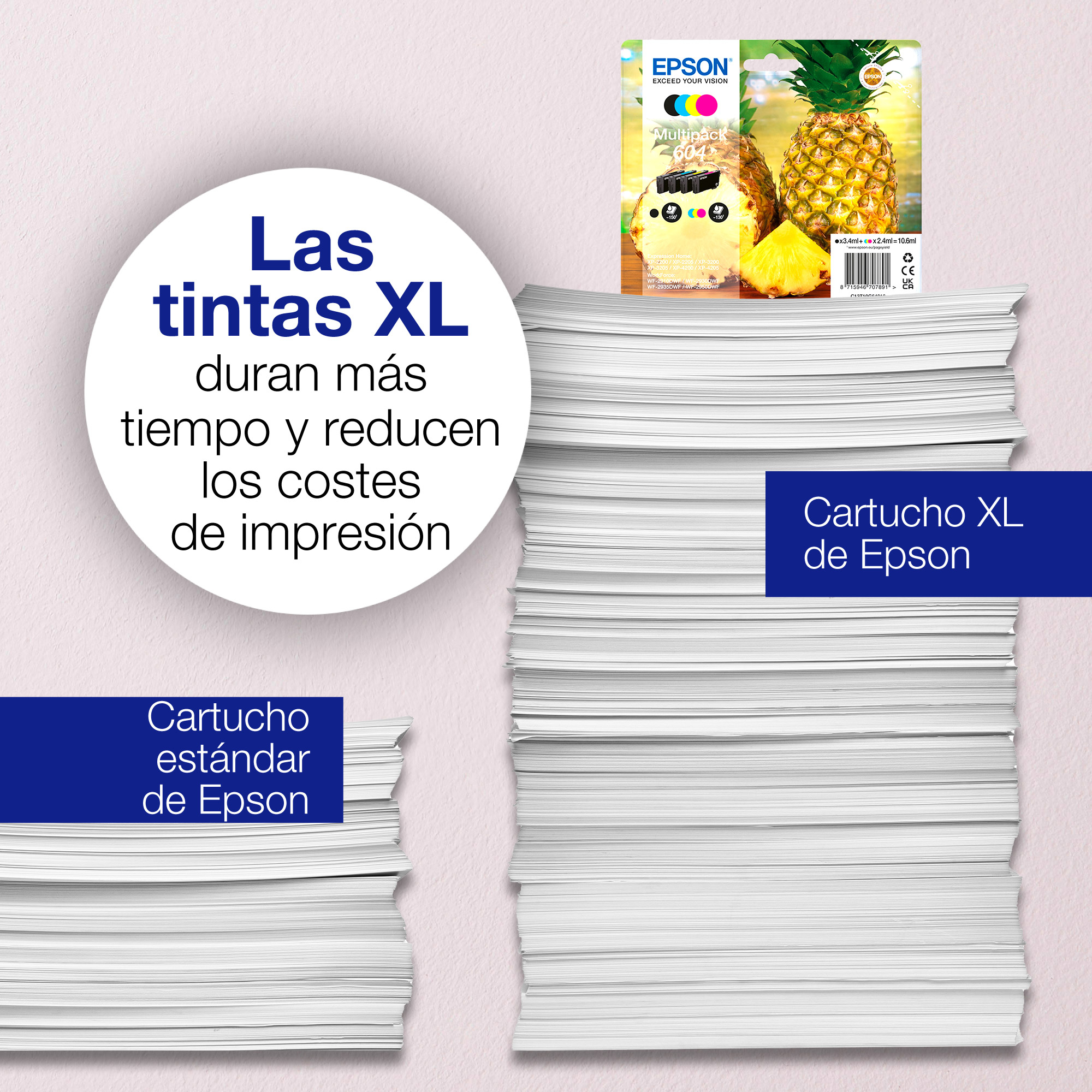 Tinta Epson 604XL Negro 8.9ml 500 pág Tinta Epson 604XL Negro 8.9ml 500 pág