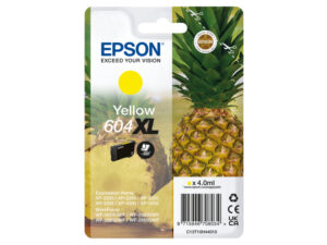 Tinta Epson 604XL Amarillo 4ml 350 páginas (C13T10H4401
