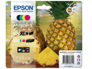 Tinta Epson 604XL/604 Pack Negro/Color