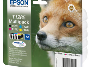 Tinta Epson T1285 Pack Negro/Tricolor