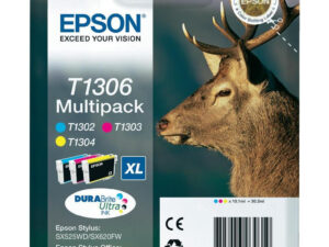 Tinta Epson T1306 Pack Tricolor 10.1ml
