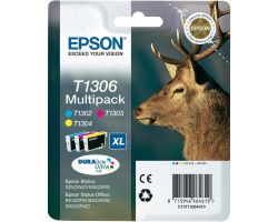Tinta Epson T1306 Pack Tricolor 10.1ml
