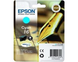 Tinta Epson 16 T1622 Cian 3.1ml 165 pág
