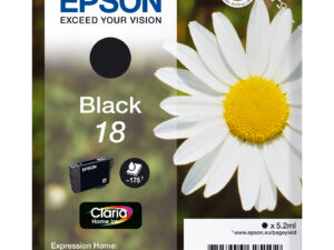 Tinta Epson 18 T1801 Negro 5.2ml 175 pág MARGARITA