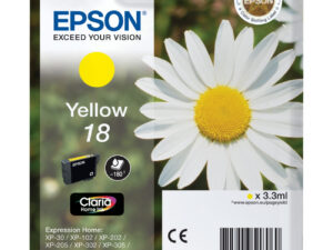 Tinta Epson 18 Amarillo 3.3ml 180 pág