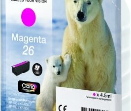 Tinta Epson 26 Oso Magenta 4.5ml 300 pág
