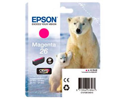 Tinta Epson Magenta T26 T2613 4.5ml