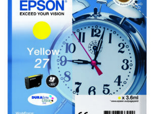 Tinta Epson 27 T2704 Amarillo 3.6ml 300pág(C13T27044012