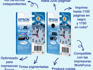 Tinta Epson 27XL T2713 Magenta 10.7ml