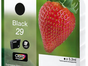 Tinta Epson 29 Fresa Negro 5.3ml 175 pág