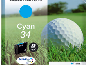 Tinta Epson 34 Cian 4.2ml 300 páginas