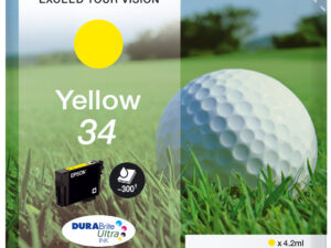 Tinta Epson 34 Amarillo 4.2ml 300 pág