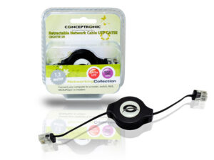 Cable CONCEPTRONIC RJ45 Cat.5e 1,2m Negro