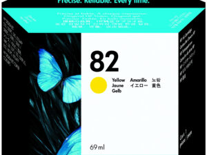 Tinta HP DesignJet 82 Amarillo 69ml