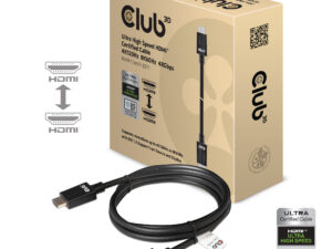 Cable Club 3D HDMI 2.1 8K60Hz 1.5m M/M Negro CAC-1370