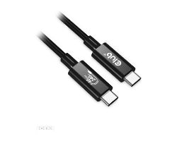Cable Club 3D USB-C 4/M a USB-C 4/M 1m Negro