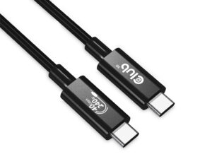 Cable Club 3D USB-C 4/M a USB-C 4/M 1m Negro